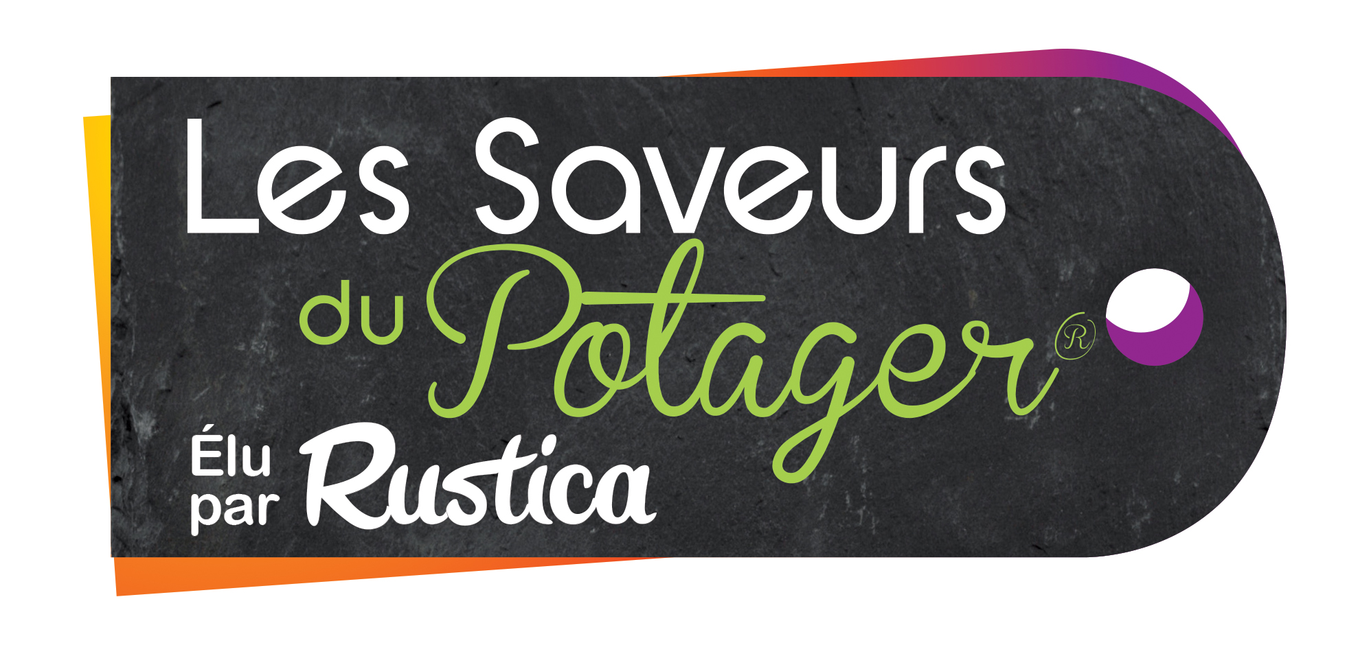 logo Les Saveurs du Potager® Elu par RUSTICA